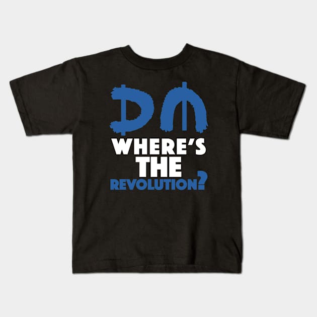 Revolution Blue Kids T-Shirt by GermanStreetwear